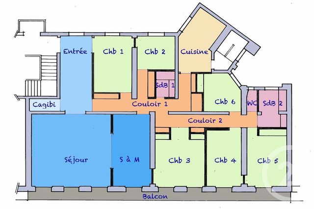 Appartement T8 à vendre - 8 pièces - 250.03 m2 - PARIS - 75017 - ILE-DE-FRANCE - Century 21 Victor Hugo - Trocadéro