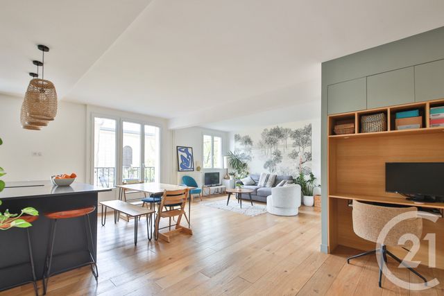 Appartement F3 à vendre - 3 pièces - 85.0 m2 - PARIS - 75015 - ILE-DE-FRANCE - Century 21 Victor Hugo - Trocadéro