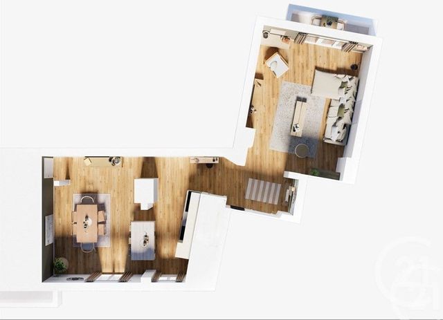 Appartement F5 à vendre - 5 pièces - 111.29 m2 - PARIS - 75016 - ILE-DE-FRANCE - Century 21 Victor Hugo - Trocadéro