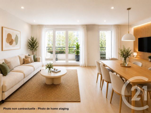 Appartement F3 à vendre - 3 pièces - 69.33 m2 - COURBEVOIE - 92 - ILE-DE-FRANCE - Century 21 Victor Hugo - Trocadéro