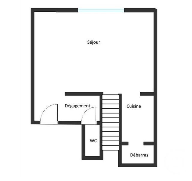 Appartement Duplex à vendre - 2 pièces - 42.87 m2 - PARIS - 75016 - ILE-DE-FRANCE - Century 21 Victor Hugo - Trocadéro