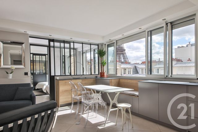 Appartement F2 à louer - 2 pièces - 37.4 m2 - PARIS - 75016 - ILE-DE-FRANCE - Century 21 Victor Hugo - Trocadéro