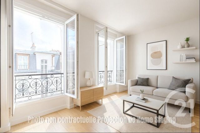 Appartement F2 à vendre - 2 pièces - 33.89 m2 - PARIS - 75016 - ILE-DE-FRANCE - Century 21 Victor Hugo - Trocadéro