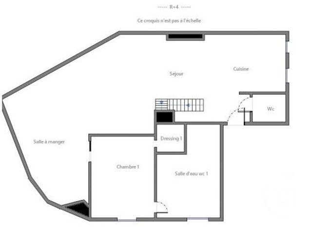 Appartement F4 à vendre - 6 pièces - 102.19 m2 - PARIS - 75016 - ILE-DE-FRANCE - Century 21 Victor Hugo - Trocadéro