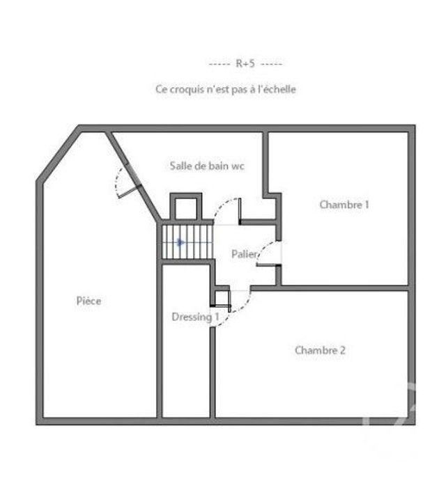 Appartement F4 à vendre - 6 pièces - 102.19 m2 - PARIS - 75016 - ILE-DE-FRANCE - Century 21 Victor Hugo - Trocadéro